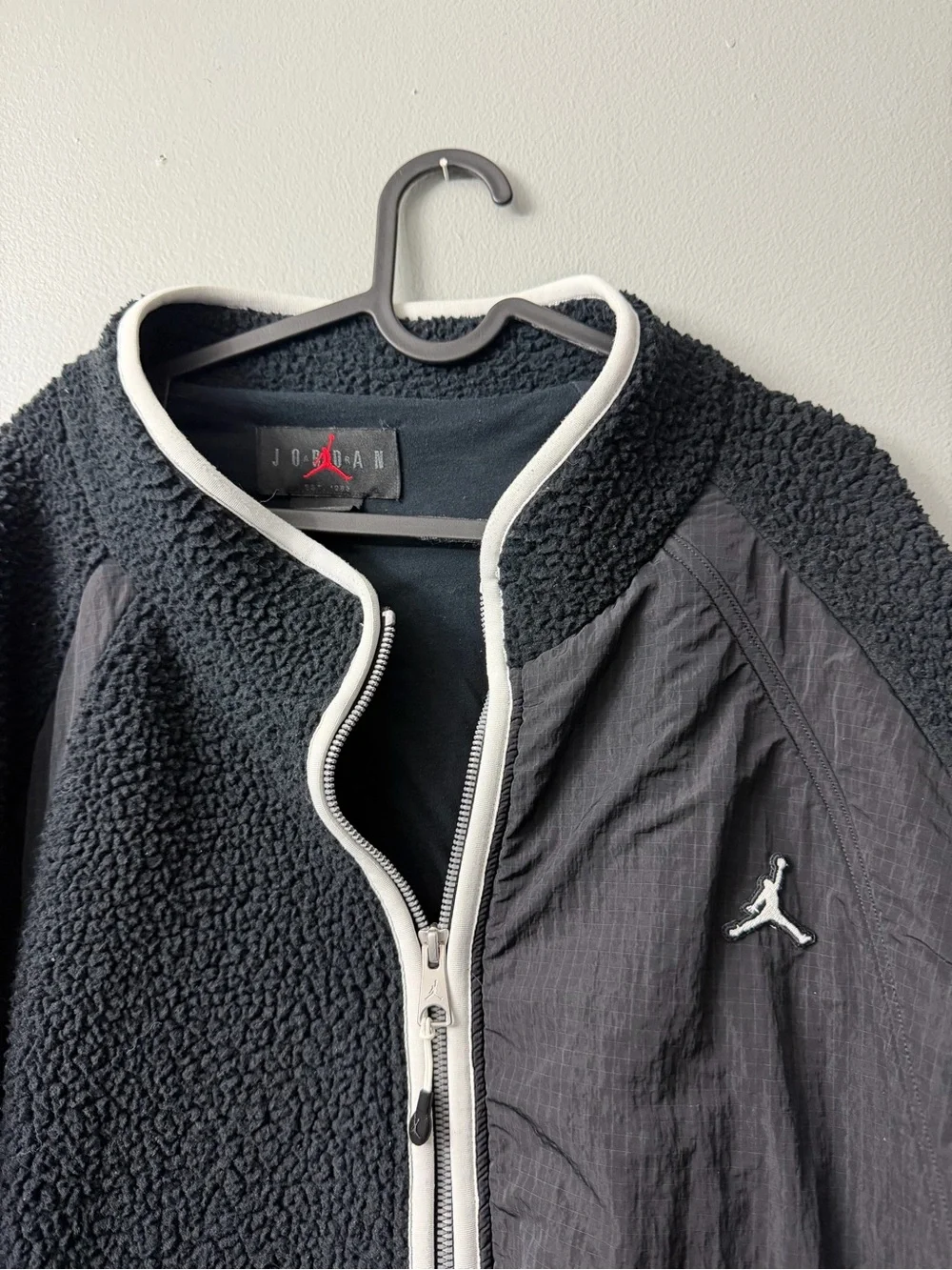 Air Jordan Essentials Full-Zip Winter Fleece Jacket Black Men's 2XL